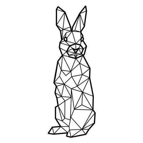 Rabbit standing polygonal #AD , #Affiliate, #Affiliate, #polygonal, #standing, #Rabbit Rabbit Standing, Geometric Coloring Pages, Rabbit Vector, Graphic Desi, Classroom Art Projects, Flash Tattoo Designs, Image 3d, Geometric Animals, English Paper Piecing