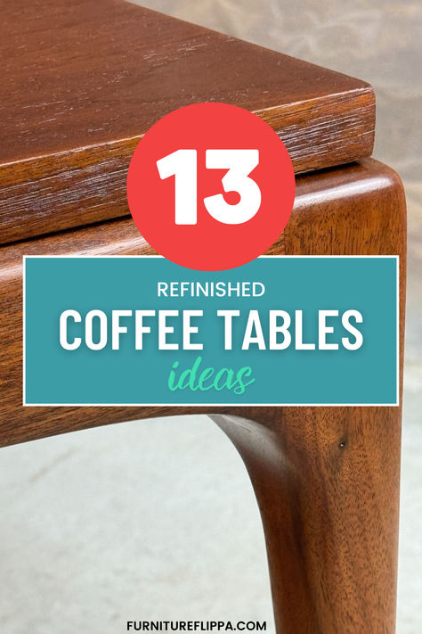 coffee table ideas 2 Tone Wood Coffee Table, Wooden Coffee Table Refurbished, Refurbished Coffee Table Ideas, Upcycling Coffee Table, Mid Century Modern End Table Makeover, Refinish Coffee Table Diy, Coffee Table Stain Ideas, Coffee Table Flip Diy Furniture, Refinished End Tables Ideas