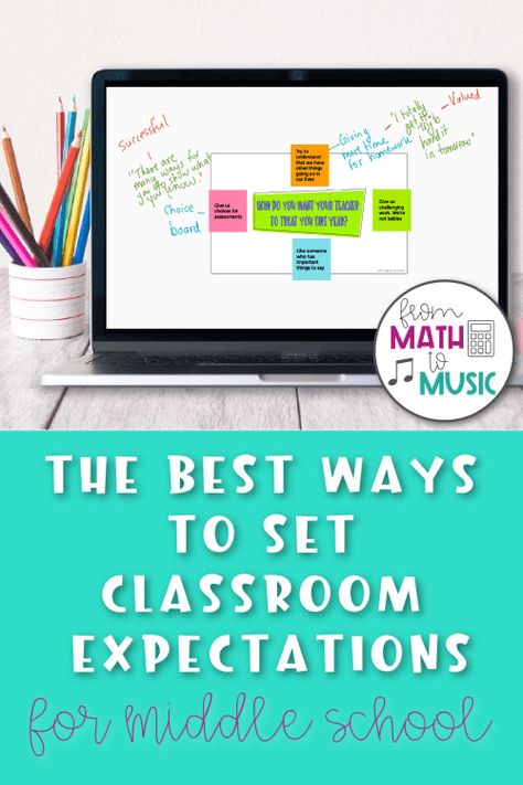 Class Expectations Middle School, Classroom Expectations Middle School, Middle School Procedures, Middle School Behavior Management, Middle School Behavior, Plant Classroom, Middle School Technology, Business Teacher, School Procedures