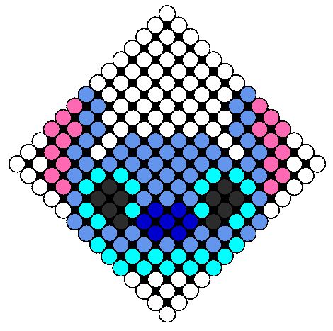 Stitch Head Perler Bead Pattern | Bead Sprites | Characters Fuse Bead Patterns Perler Bead Designs, Stitch Head, Easy Perler Bead Patterns, Melty Bead Patterns, Pearl Beads Pattern, Easy Perler Beads Ideas, Art Perle, Fuse Bead Patterns, Pony Bead Patterns