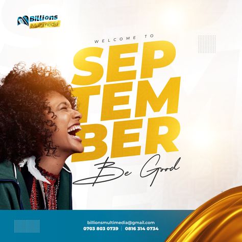 New Month Design (September) September New Month Design, Happy New Month September Flyer Design, September New Month Flyer, Happy New Month Background, September Flyer Design, New Month Design Flyer, September New Month, Happy New Month September, Happy New Month Flyer Design