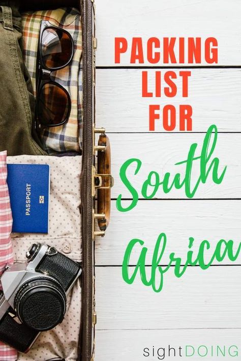 Is it actually possible to travel to South Africa in a carry-on only? With this packing list, you bet it is! Find out what to wear and what products you need to be comfortable on this adventure safari through national parks like Kruger! Bonus tips also included. #SouthAfrica #safari #PackingList South Africa Packing List, Johannesburg Travel, Africa Mission Trip, Travel To South Africa, Africa Safari Clothes, Africa Packing List, South Africa Safari, Africa Trip, Safari Outfits