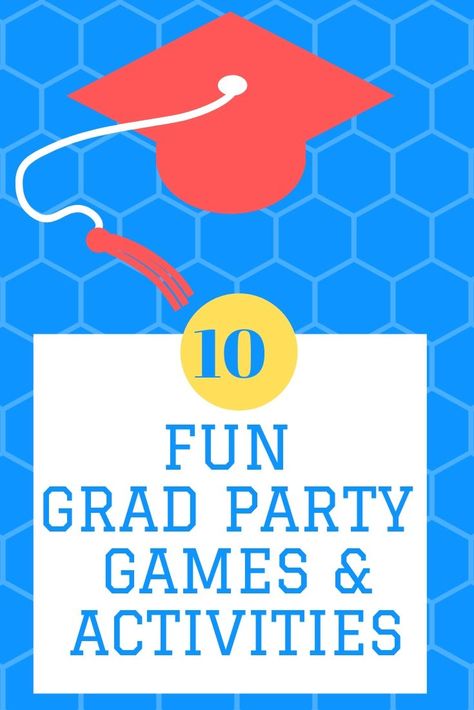 10 Fun Graduation Party Games and Activities For Any Age. From yard games to sentimental activities that will make your graduation party one to remember .#graduationparty #graduationpartygames #graduationpartyideas #partygames Graduation Activity Ideas, Graduation Party Ideas Activities, Activities For Graduation Party, Graduation Party Ideas Games, Graduation Party Activities Ideas, Graduation Party Games Activities, Grad Party Activities, Farewell Party Games, Grad Party Games