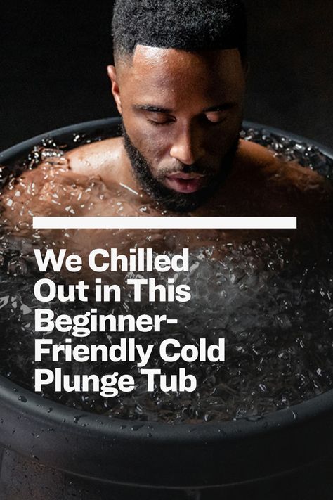 We took a dip in this sleek ice bath to see if it's truly a hot commodity for at-home relief. Ice Baths Aesthetic, Ice Barrel, Cold Plunge Tub, Cold Plunge, Ice Bath, Ice Baths, Perfect World, The Ice, Wellness Design