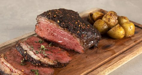 Top Sirloin Cap Recipes, Sirloin Cap Roast Recipe, Sirloin Cap Recipe, Top Sirloin Cap, Sirloin Cap, Potatoes In The Oven, Beef Rump, Butcher Box, Steak In Oven