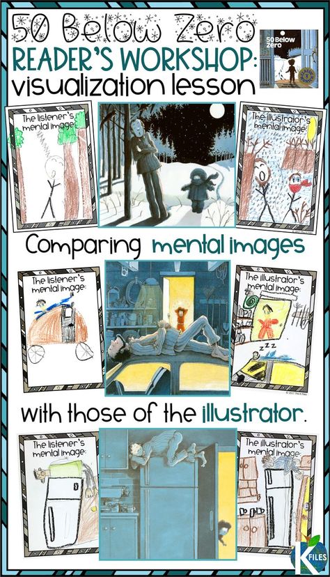 Are you looking for powerful visualizing activities to help your students create mental images during your Reader’s Workshop? This humorous winter read aloud is perfect for visualizing details in a text. Your students will build their visualization reading strategies while listening to the story first without illustrations and then illustrate their own mental image. Excellent mental images activities for kindergarten, first grade and all grade levels! Visualizing And Verbalizing, Visualizing Activities, Active Reading Strategies, Read To Self, Below Zero, Activities For Kindergarten, Reading Comprehension Strategies, First Grade Activities, 4th Grade Reading