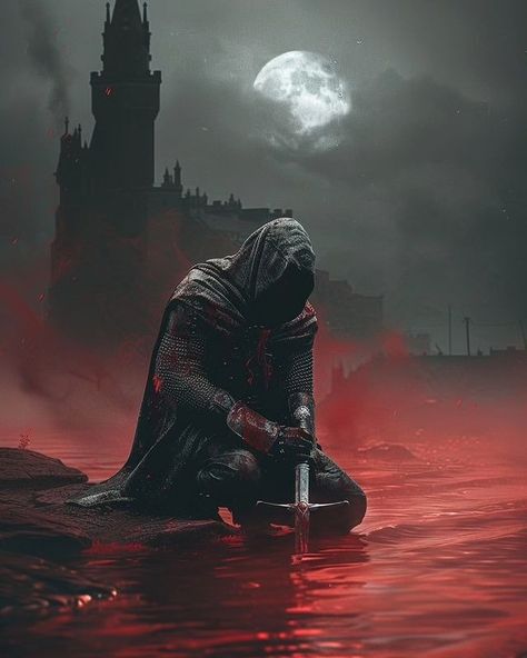 Nirwest (@nirwest_official) • Photos et vidéos Instagram Knight Fantasy, Holy Knight, Night Knight, Lose Someone, Wallpaper Fantasy, Fantasy Wallpaper, Warrior Concept Art, Grim Reaper Art, Black Metal Art