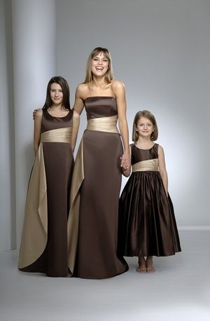 Wedding party Brown Silk Dress, Unique Bridesmaid Dresses, Satin Bridesmaid Dress, Gold Wedding Inspiration, Unique Bridesmaid, Gold Bridesmaid Dresses, Designer Bridesmaid Dresses, Golden Dress, Bridesmaid Dress Styles