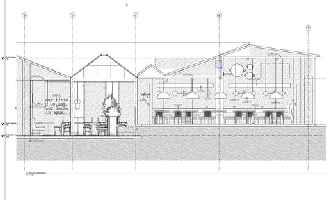 Gallery of Mustapan Coffee Shop / Estudio Chávarro - 25 Infographic Drawing, Illustration Infographic, Small Towns, Layout Design, Coffee Shop, Floor Plans, Cafe, Coffee