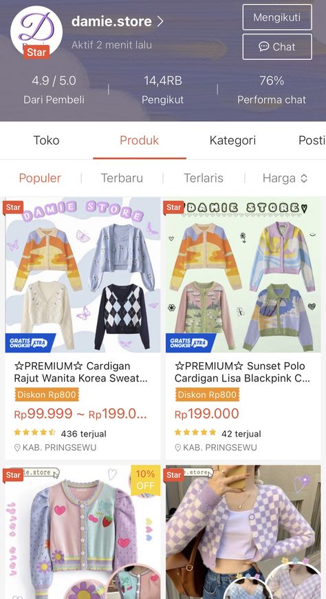 Rekomendasi Olshop Shopee, Toko Shopee Ootd, Shopee Clothes, Shopee Outfit, Rekomendasi Shopee, Online Shopping Sites Clothes, Stylish Outfits Casual, Best Online Clothing Stores, Best Online Stores