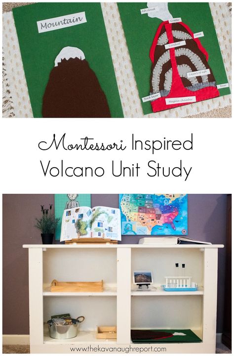 A Montessori inspired volcano unit study. This small study includes some Montessori friendly, hands-on ways to study volcanoes. Volcano Unit Study, Tesol Lesson Plans, Ways To Study, Candy Science, Montessori Science, Weathering And Erosion, Ping Pong Table Tennis, Montessori Ideas, Kindergarten Lesson Plans