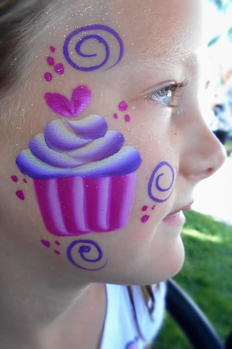 Easter Face Paint, Face Painting Images, Festival Face Paint, Girl Face Painting, Cheek Art, Face Painting Tutorials, Festival Face, Face Painting Easy, Kids Face Paint