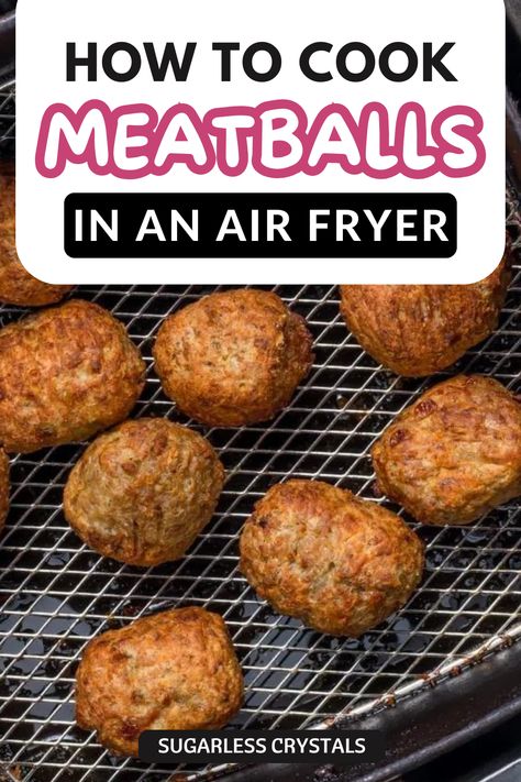 Discover your new favorite family dinner with these quick and easy Air Fryer Frozen Meatballs! Ready in just 15 minutes, these flavourful meatballs come from frozen to fabulous right in your Air Fryer. Explore this simple, speedy recipe and make weeknights more enjoyable with this comforting meal. Perfect for chilly fall and winter nights, it's a dish your family will love. Air Fry Frozen Meatballs, Air Fryer Frozen Meatballs, Air Fryer Recipes Meatballs, Cooking Meatballs In Air Fryer, Airfry Frozen Meatballs, Tailgate Snacks, Healthy Winter Meals, Homemade French Fries, Air Fryer Cooking Times