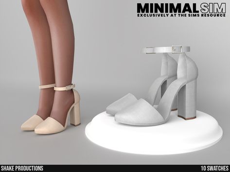 The Sims Resource - MinimalSim High Heels 3 Sims 4 Cc Male High Heels, Sims 3 Wedding, Sims Shoes, Sims 4 Wedding Dress, Sims Finds, High Heels For Kids, Los Sims 4 Mods, Mod Shoes, Kids Heels