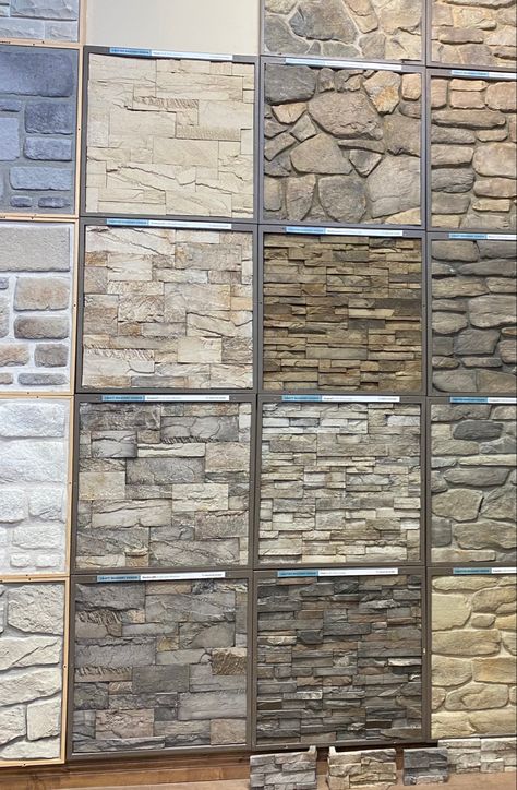 Stone Wall Cladding Texture, Front Wall Tiles, Patio Roof Extension Ideas, Accent Wall Panels, House Awnings, Materials Board Interior Design, Brick Projects, Front Wall Design, Stone Wall Design