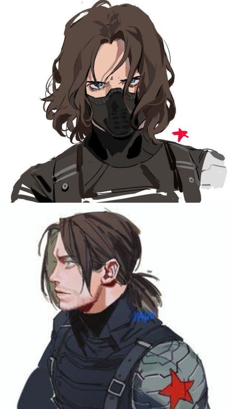 Bucky And Alpine Fanart, Winter Soldier Bucky Fanart, Bucky Barnes And Steve Rogers Fan Art, Bucky Barnes Fanart Winter Soldier, Bucky Barnes Fanart Cute, Bucky Marvel, Bucky Fanart, Avengers Fanart, Bucky Barnes Fanart