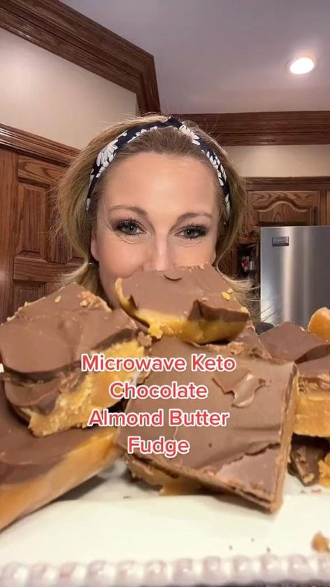 Microwavable Keto Chocolate Almond Butter Fudge in 2022 | Low carb recipes dessert, Keto recipes, Low carbohydrate diet Kate Higdon Recipes, Kate Higdon, Almond Butter Fudge, Chocolate Almond Butter, Keto Snacks Easy, Keto Fudge, Keto Candy, Low Carb Recipe, Butter Fudge