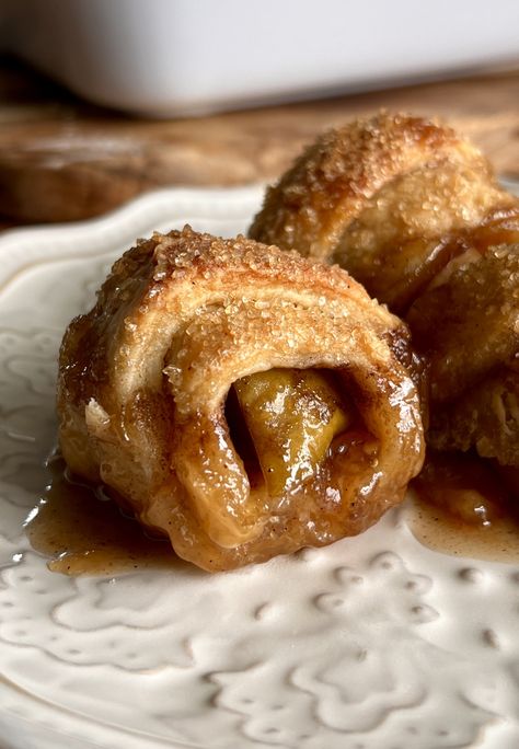 Sourdough Apple Dumplings — Well Made by Kiley Sourdough Apple Dumplings, Sourdough Pastry, Sourdough Apple, Starter Recipe, Seasonal Desserts, Sourdough Starter Recipe, Apple Dumplings, Sourdough Discard, Apple Filling