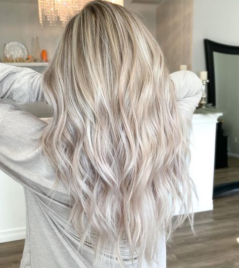 17 Examples That Prove White Blonde Hair Is In for 2021 White Blonde Highlights Short Hair, Light Blonde Partial Highlights, Platinum Blonde Fall Hair, Balayage Hair White Blonde, Blonde Hair With Definition, Summer Blonde Highlights Sun Kissed, Balayage White Blonde, Natural Summer Blonde Hair, White Honey Blonde Hair