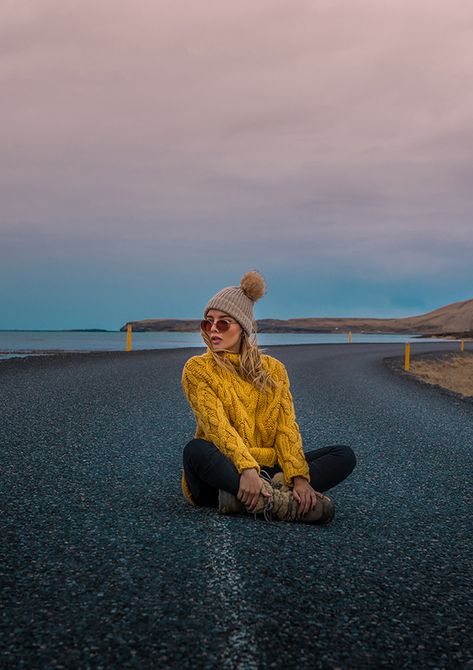 Iceland Outfit Inspiration, Iceland Travel Pictures, Icelandic Street Style, What To Wear In Iceland In March, Cute Iceland Outfits, Clothes For Iceland, Iceland Photography People, Iceland Summer Outfit Ideas, Iceland Portrait Photography