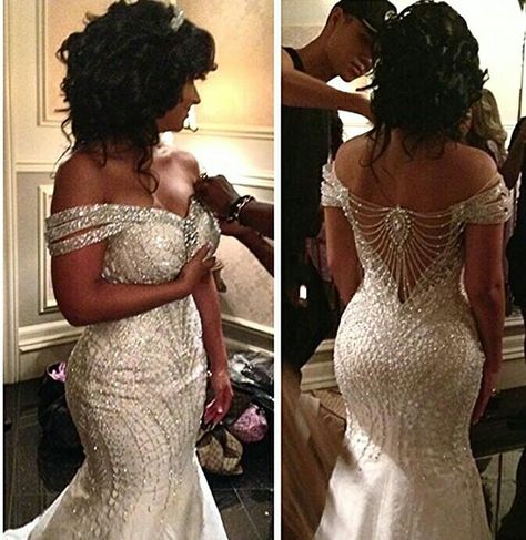 2015 Portrait Mermaid Organza Beading Backless Sequin Off Shoulder Bridal Gowns Sweep Train Wedding Dresses Custom Made Bridal Vestidos Bridal Wedding Dress Cheap Lace Wedding Dress From Yateweddingdress, $155.46| Dhgate.Com Wedding Dresses Mermaid Bling, Africa Luxury, Shoulder Applique, Dresses Ruffles, Fairytale Style, Shiny Crystals, Ruffles Skirt, Beach Backdrop, Sweep Train Wedding Dress