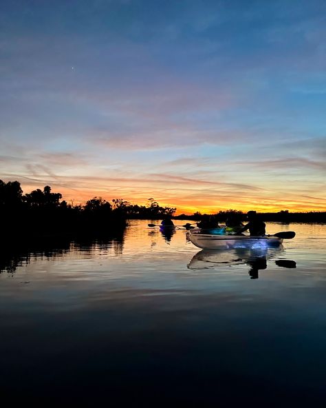 About last night ✨ Wild Florida is calling ➡️ you must get up and glow 📍Weeki Wachee Clear Kayak + Clear Paddleboard Eco Tours 100% chance of adventures ahead 🛶 • • #weekiwachee #wildlife #kayakingadventures #clearwater #clearkayak #florida #floridawildlife #wildlifeencounter #fladventurecoast #getupandgokayaking #kayakingadventure #afterdark #sunset #bucketlist #nature Wild Florida, Florida Clearwater, Clear Kayak, Weeki Wachee, About Last Night, Kayak Adventures, After Dark, Paddle Boarding, Clear Water