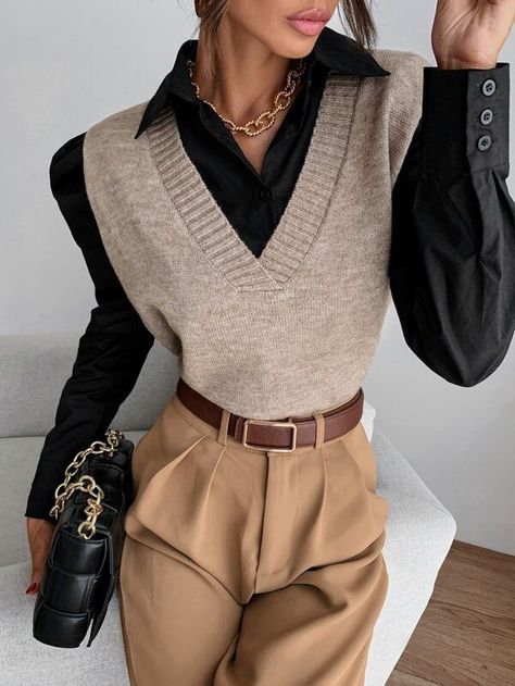 Dark Academia Outfits, Stile Preppy, Academia Outfits, Classic Style Outfits, Classy Work Outfits, Stylish Work Outfits, Mode Ootd, Elegantes Outfit, Casual Work Outfits