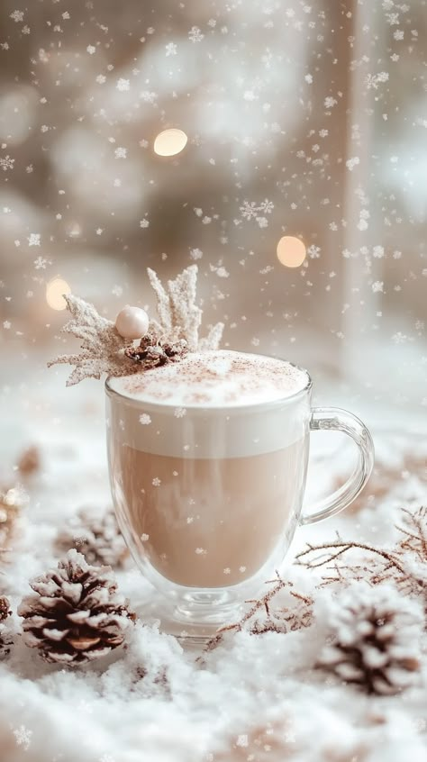 Christmas wallpaper Coffee And Rain, December Wishes, S5 Wallpaper, Ipad Image, Aesthetics Pictures, Beautiful Screensavers, Christmas Cocoa, Wallpaper Glitter, Apple 5