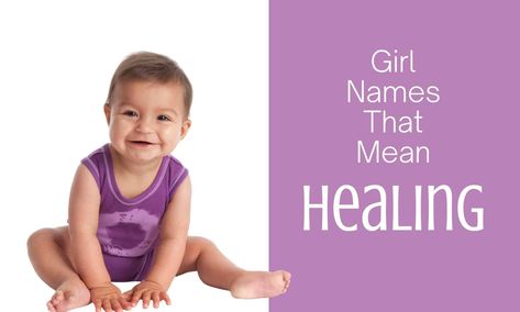 If you're looking for a unique and feminine name for your daughter, check out this list of girl names that mean healing. #girlnames #babynames Unusual Girl Names, List Of Girls Names, Feminine Names, Muslim Religion, Powerful Names, Unusual Names, God Heals, Baby Names And Meanings, Unique Baby Names