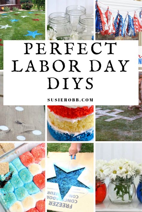 Perfect Labor Day DIYs | Showit Blog Diy Labor Day Decorations, Labor Day Decorations Ideas, Labor Day Decor, Labor Day Activities For Seniors, Labor Day Party Ideas Decorations, Labor Day Aesthetic, Labor Day Ideas, Labor Day Party Ideas, Labor Day Decorations