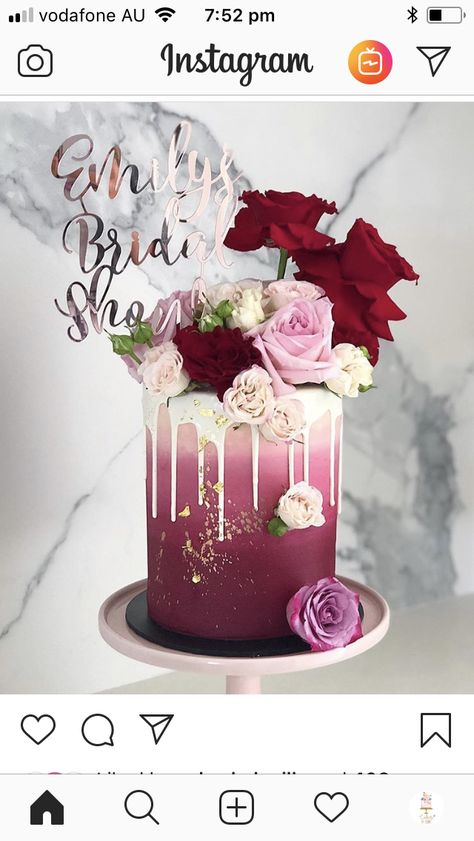 Burgundy Birthday Cake For Women, Maroon Cake, Maroon Birthday Cake, Burgundy Cakes, Burgundy And Gold Cake, Burgundy Cake Ideas, Burgundy Cake, Burgundy And Pink Birthday Cake, Burgundy Birthday Cake