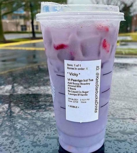 Vegan Starbucks Drinks, Vegan Starbucks, Easy Detox Drinks, Starbucks Drink Menu, Sugar Free Vanilla Syrup, Starbucks Secret Menu Recipes, Starbucks Tea, Cold Starbucks Drinks, Starbucks Orders