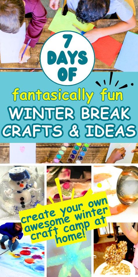 Family Winter Activities, Winter Break Bucket List, Winter Family Activities, Winter Break Activities, Free Family Activities, Bucket List Items, Kids Obstacle Course, School Age Activities, Winter Activities For Kids