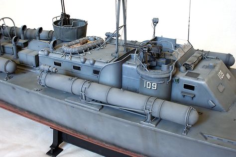 pt 109 boat model kits | Detailing The Italeri 1/35 PT 109 Kit by Stuart Hurley, Finished Model