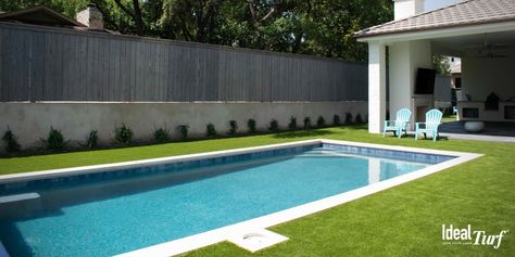 Grass Around Pool, Cement Pools, Turf Roof, Artificial Grass For Dogs, Best Artificial Grass, Installing Artificial Turf, Green Backyard, Custom Backyard, Synthetic Lawn