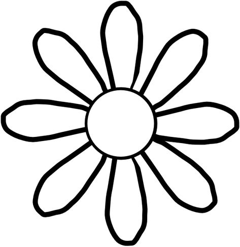 Traceable Flower Templates This Is Your Indexhtml Page on ... - ClipArt Best - ClipArt Best Free Clip Art Flowers, Locker Crafts, Free Flower Clipart, Clip Art Flowers, Cartoon Black And White, Dandelion Drawing, Umbrella Illustration, Flowers Black And White, Flower Clip Art