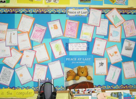 Peace at Last Classroom Display Photo - SparkleBox Jill Murphy, Peace At Last, World Peace Day, Get Some Sleep, English Projects, Nursery Activities, Story Activities, Classroom Display, English Reading