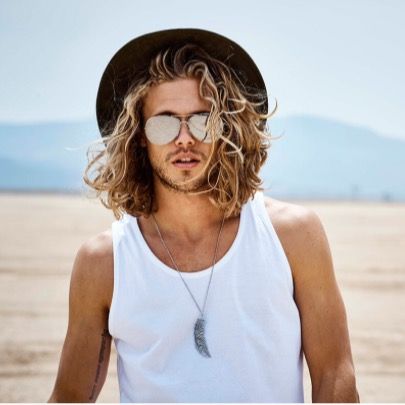 Christopher Mason for C&A Mexico Long Haircuts For Men, Christopher Mason, Chris Mason, Boho Men Style, Long Sleek Hair, Surfer Hair, Man Bun Hairstyles, Guy Haircuts Long, Long Haircuts