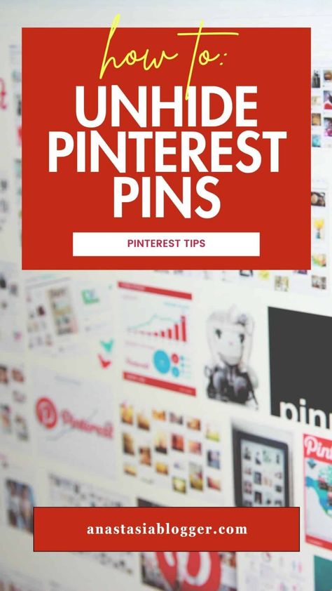 Hidden Pins How To Unhide, Pinterest Business Account, Pinterest Business, Digital Entrepreneur, Tips For Business, Pinterest Traffic, Etsy Seo, Pinterest Strategy, Pinterest Tips