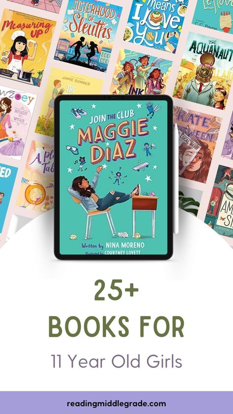 11-year-olds are in such a sweet spot for reading middle-grade books. I feel sometimes like most middle-grade books are written for this age group. Today I'll suggest 25+ books for 11-year-old girls. These books will improve their curiosity for reading at the age of eleven. If your 11-year-old girl reads far beyond her age and peers, here are some challenging but totally enjoyable books for her. #middlegradebook #booklist #books Books For 10 Year Girl, Special Education Organization, Special Education Law, 13 Year Girl, Middle School Special Education, High School Special Education, Special Education Elementary, Learning Differences, Cats Design