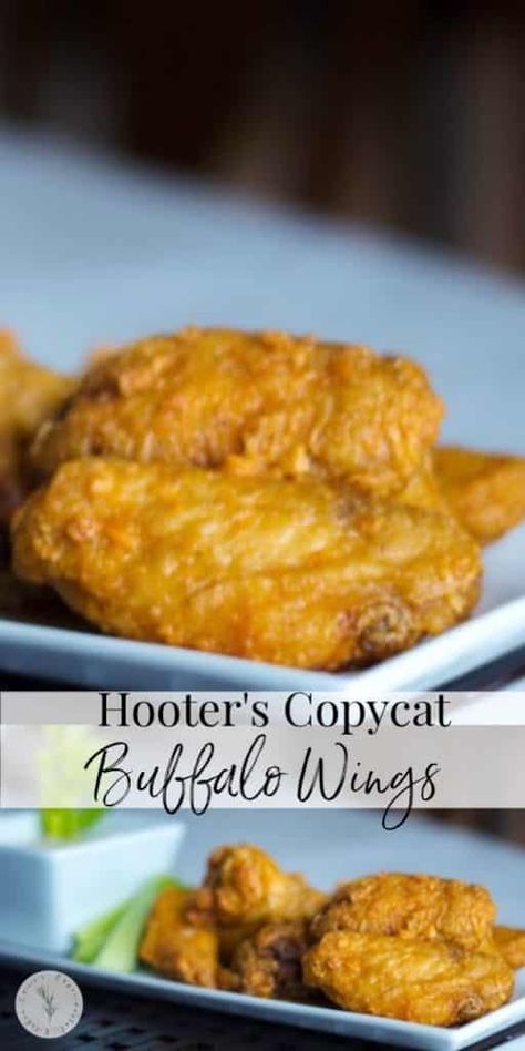 Hooters Wings Recipe, Wings At Home, Hooters Wings, Wings Chicken, Wing Sauce Recipes, Dip Recipes Appetizers, Wings Recipe Buffalo, Chicken Wing Sauces, Amazing Chicken