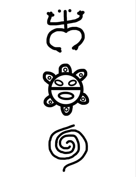 Taino Tattoos Puerto Rico Symbols, Taino Water Symbol, Small Taino Tattoos, 787 Puerto Rico Tattoo, Tattoos That Represent Puerto Rico, Tattoo Puerto Rico Design, Tiano Tribe Symbols, Boriken Tattoos, Ponce Puerto Rico Tattoo