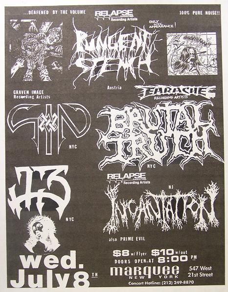 Brutal Truth, Graven Images, Animation Types, Vintage Music Posters, Concert Flyer, Metal Albums, Graphic Poster Art, Thrash Metal, Original Music