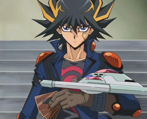 Yusei Fudo, Yugioh 5ds, Yu Gi Oh 5d's, Yu Gi Oh, Art Reference Poses, Aesthetic Anime, Cute Art, Art Reference, Zelda Characters