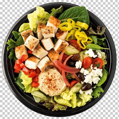 Salad Plating, Salad Caesar, Chicken Salad Bowls, Vegetable Lunch, Salad Greek, Wallpaper Ramadhan, Vegeterian Recipes, Salad Menu, Salad Chicken