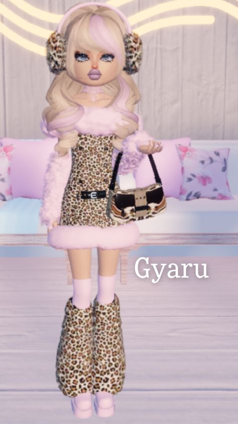 Gyrudress To Impress, Gyaru Outfits Ideas, Dress To Impress Outfits Gyaru, Gyaru Dress To Impress Outfit, Gyaru Dress To Impress, Gyaru Dress, Baddie Codes, Dti Theme, Dti Ideas