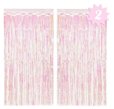 xo, Fetti Decorations Iridescent Fringe Foil Curtain - Set of 2 | Bachelorette Party Bridal Shower Backdrop, Wedding, Birthday Photo Booth Ultimate Bachelorette Party, Birthday Photo Booth, Bachelorette Party Decor, Gold Bachelorette Party, Gold Bachelorette, Foil Curtain, Iridescent Foil, Bridal Shower Backdrop, Birthday Photo Booths