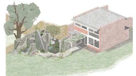 Extension to Walter Segal's modernist London home is modelled on ruins Walter Segal, London Residence, South Facing Garden, London Garden, Patio Interior, Planning Permission, Diagram Architecture, Garden Studio, Architecture Old