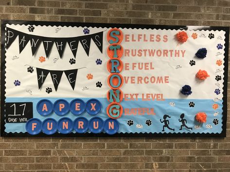 Apex Decorations, Apex Fun Run, Locker Room Decorations, Stars Classroom, Pta Ideas, School Pto, School Learning, Parent Teacher, Room Mom