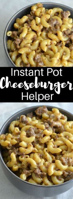 Cheeseburger Helper, Homecooked Food, Instapot Meals, Ip Recipes, Ground Beef Stroganoff, Instant Pot Pasta Recipe, Super Easy Dinner, Hamburger Casserole, Recipe Beef